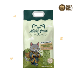 Arena MishiSand de Tofu Té Verde para Gatos: Extraordinaria y Ecológica