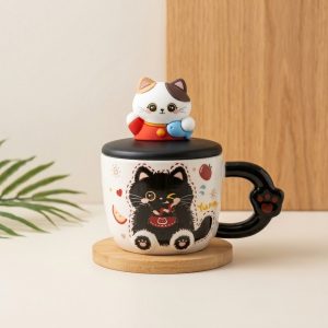 Taza pastel Negro